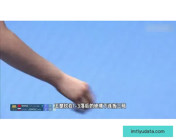 刘国正妻子看王楚钦比赛泪洒现场 累到双手撑地感动不已